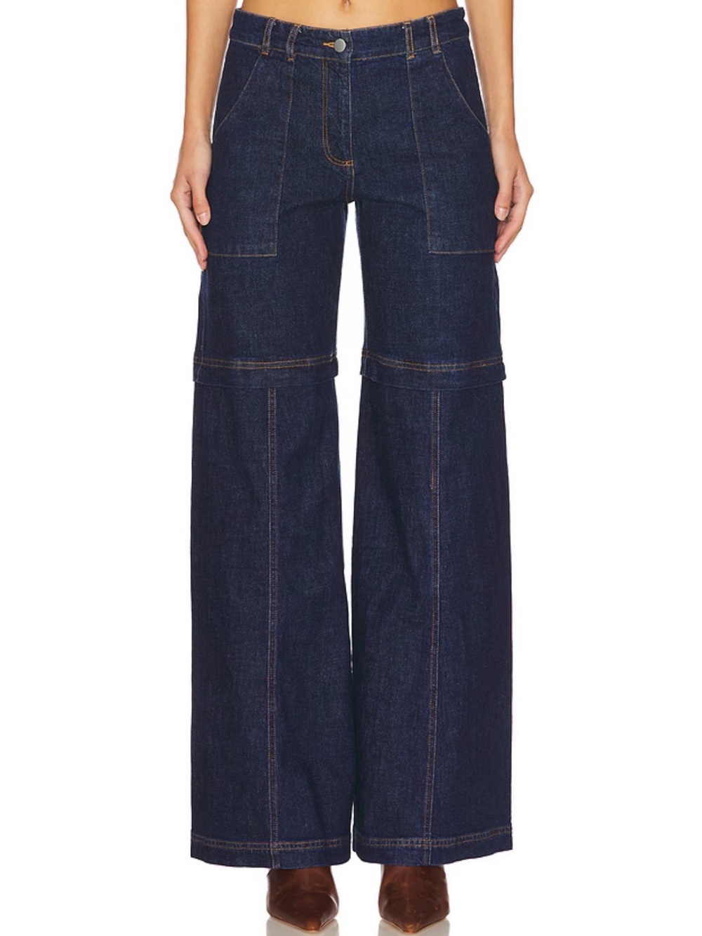 Amanda Uprichard Brady Jeans in Heritage Wash